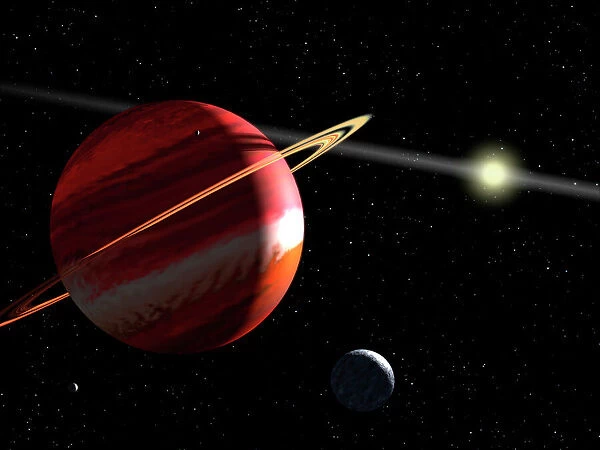A Jupiter-mass planet orbiting the nearby star Epsilon Eridani