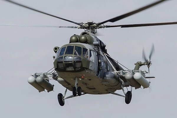 A Mil Mi-17 helicopter of the Czech Air Force