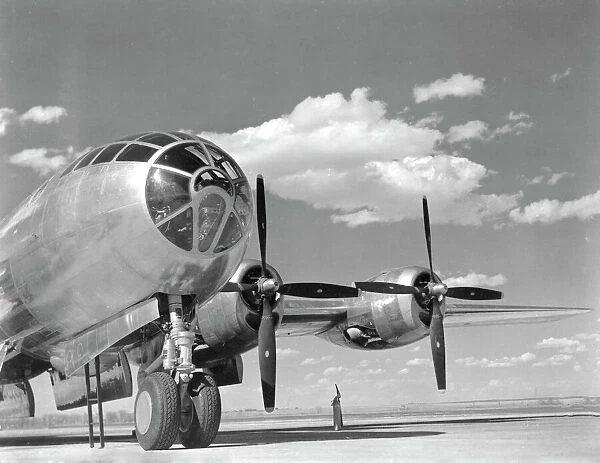 A U.S. Army Air Forces B-29 Superfortress bomber aircraft