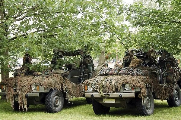 VW Iltis Jeeps used by scout or recce teams from the Belgian Army