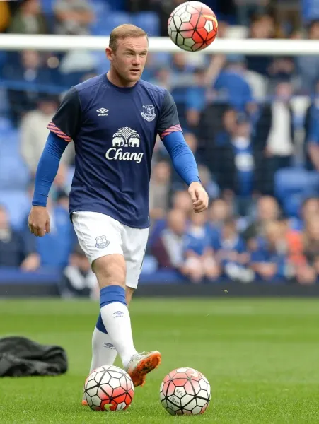 Everton FC Print: Rooney Ferguson Reunited at Elland Art