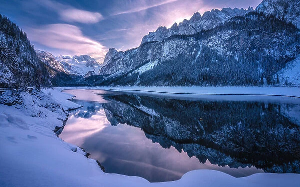 Panoramic winter wonderland