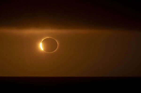 A total solar eclipse over the Southern ocean between South Georgia and the Falkland Islands. 4 December, 2021