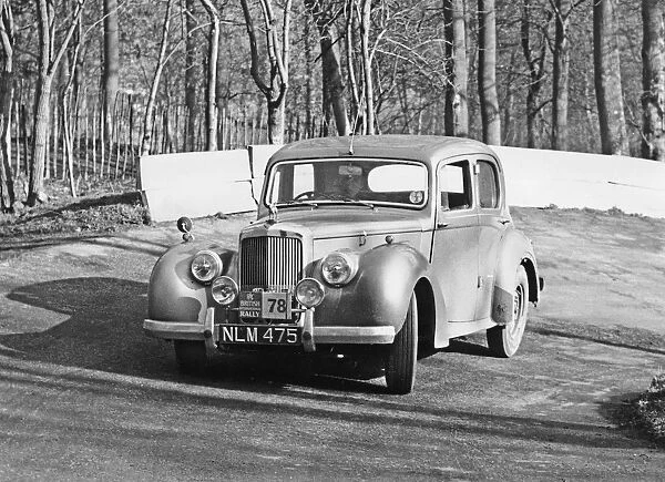 1953 Alvis TA21 on 1954 R. A. C. Rally. Creator: Unknown