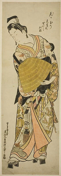 The Actor Onoe Kikugoro I as Soga no Goro, c. 1744. Creator: Okumura Masanobu