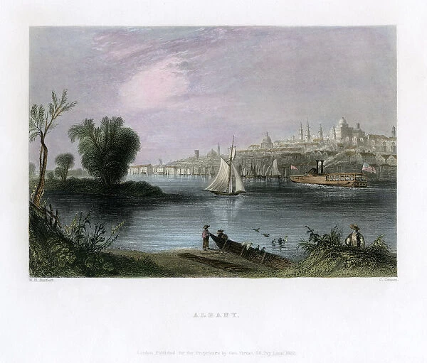 Albany, New York, USA, 1837. Artist: C Cousen