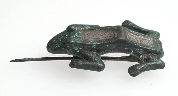 Animal-Shaped Brooch, Late Roman, 2nd-4th century. Creator: Unknown