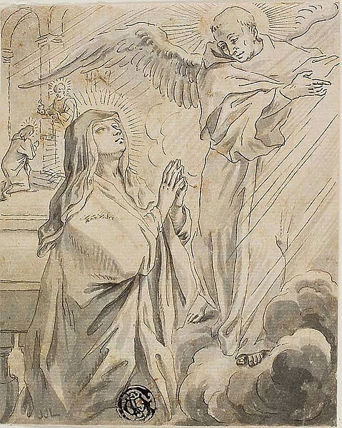 The Annunciation, n.d. Creator: Gerard de Lairesse