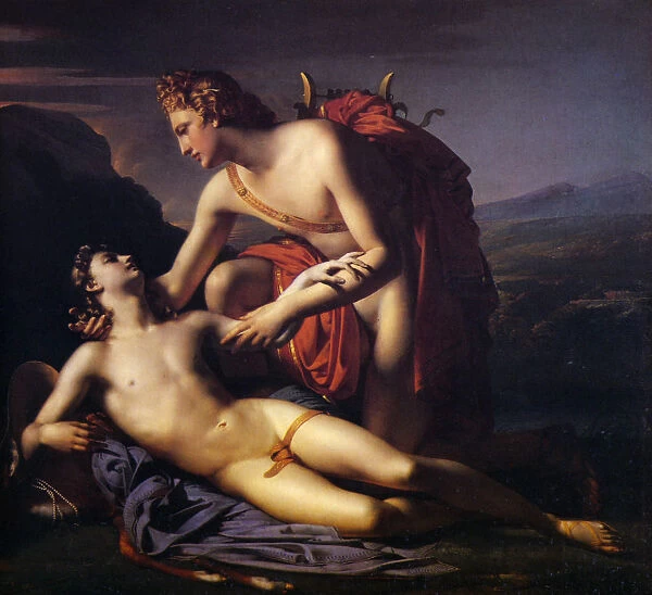 Apollo and Cyparissus, 1820. Artist: Dubufe, Claude Marie Paul (1790-1864)