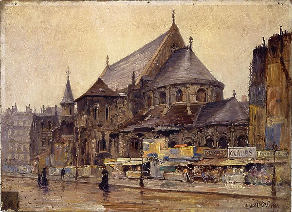Apse of Saint-Martin-des-Champs church, 1902. Creator: A Lesbroussart