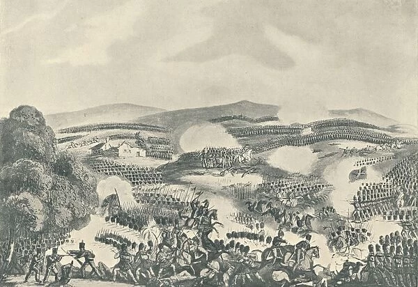 Battle of Quatre Bras, June 16, 1815, 1815 (1909). Artist: Thomas Sutherland