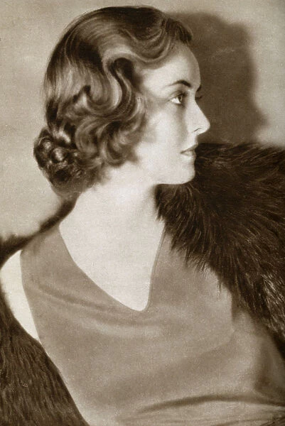 Bette Davis, American actress, 1933