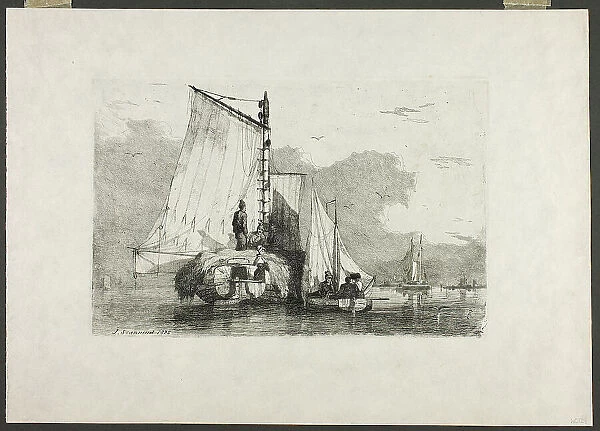 Boats Braydon, 1825. Creator: Joseph Stannard