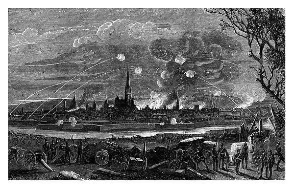 The bombardment of Strasburg, France, 1875