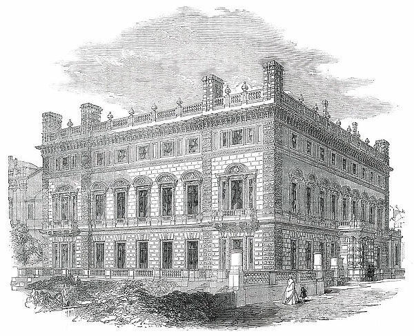 Bridgewater House - architect, Charles Barry, Esq. R.A. 1850. Creator: Unknown