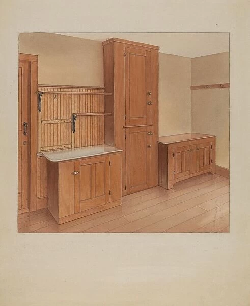 Built-In Furniture, 1937. Creator: Winslow Rich
