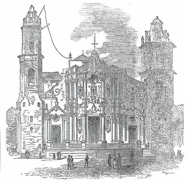 The Cathedral of Havannah, 1850. Creator: Unknown
