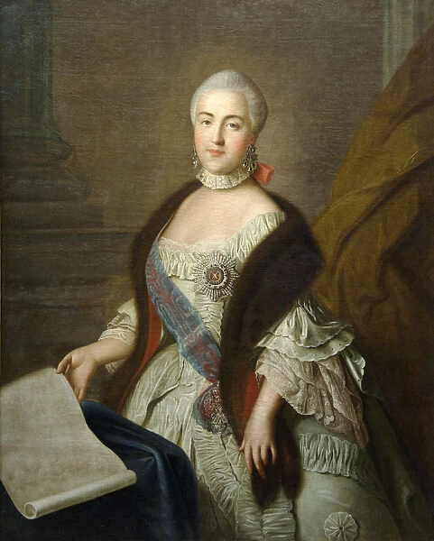 Catherine II as Grand Duchess Ekaterina Alekseyevna, 1762