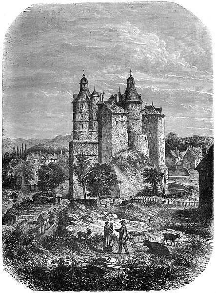 Chateau de Montbeliard (Castle of Montbeliard), France, 1882-1884. Artist: Alexandre de Bar