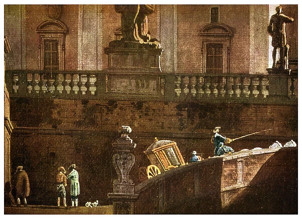 A coach in Rome, 18th century (1956)