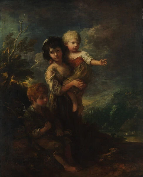 Cottage Children (The Wood Gatherers), 1787. Creator: Thomas Gainsborough