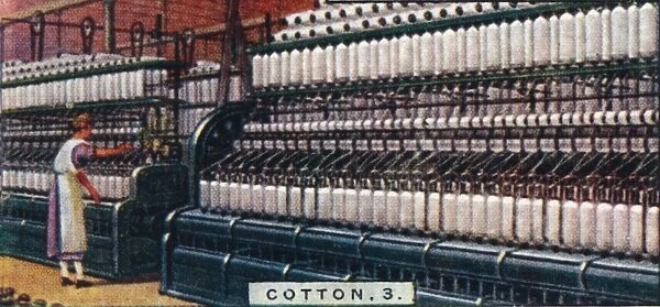 Cotton, 3. - Spinning Machine, Lancashire, 1928