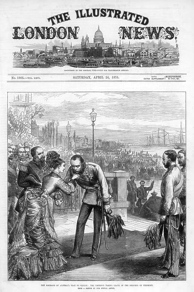 The cover of The Illustrated London News, 24th April 1875