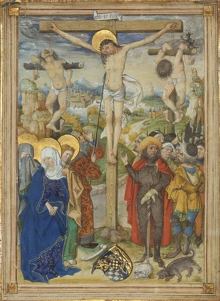 The Crucifixion, 1481-82. Creator: Circle of the Housebook Master (German, active Middle Rhineland