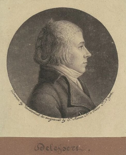 Delessert, 1796. Creator: Charles Balthazar Julien Fevret de Saint-Memin