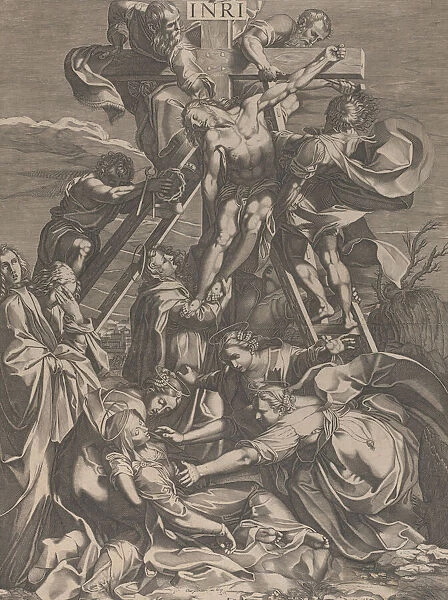 The Descent from the Cross, 1615-31. Creator: Charles David