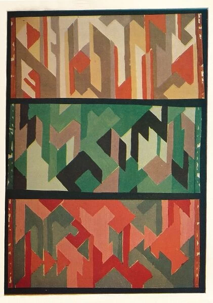 Designs for Rugs by the Allgauer Handwebeteppiche, c1928