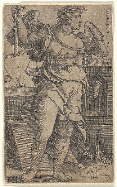 The Dialectic, from the episode 'The Seven Liberal Arts', 1530-1540. Creator: Beham, Hans Sebald (1500-1550). The Dialectic, from the episode 'The Seven Liberal Arts', 1530-1540. Creator: Beham, Hans Sebald (1500-1550)