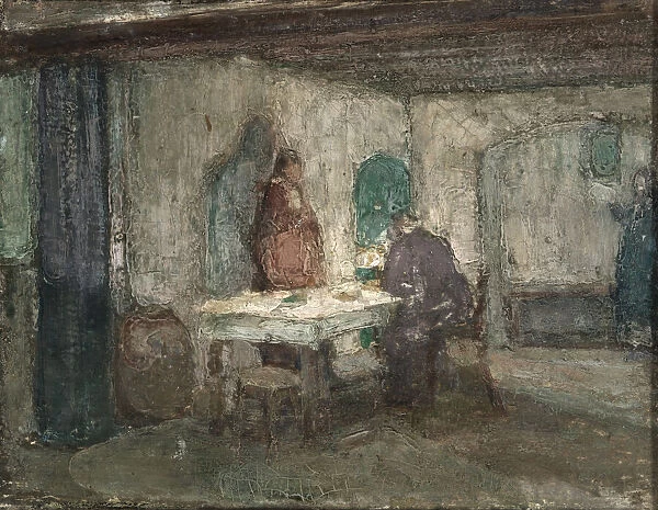 And He Disappeared out of Their Sight, ca. 1898. Creator: Henry Ossawa Tanner