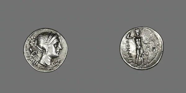 Drachm (Coin) Depicting the Goddess Nike, 216-203 BCE (Photos Framed, Prints,...) #24170204