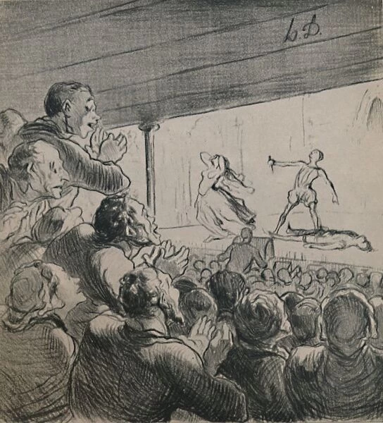The Drama, c. 1860s, (1946). Artist: Honore Daumier