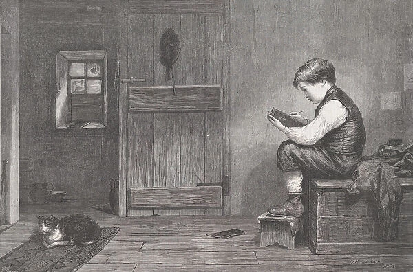 Drawing from Life, from 'Illustrated London News', March 26, 1870