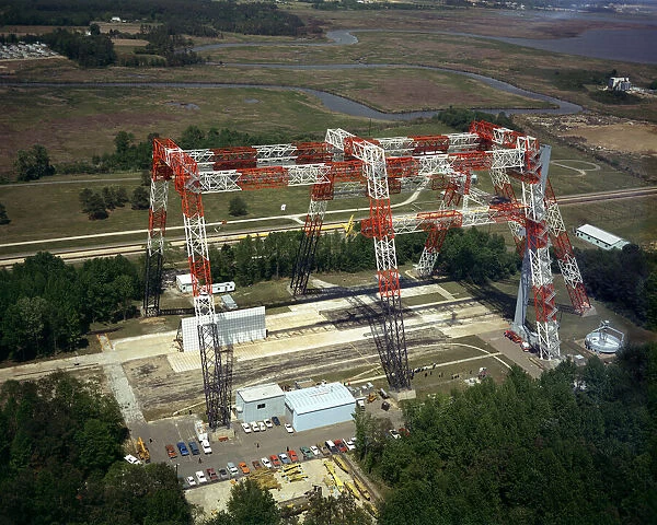 Drop Test at Lunar Landing Research Facility, 1974. Creator: NASA