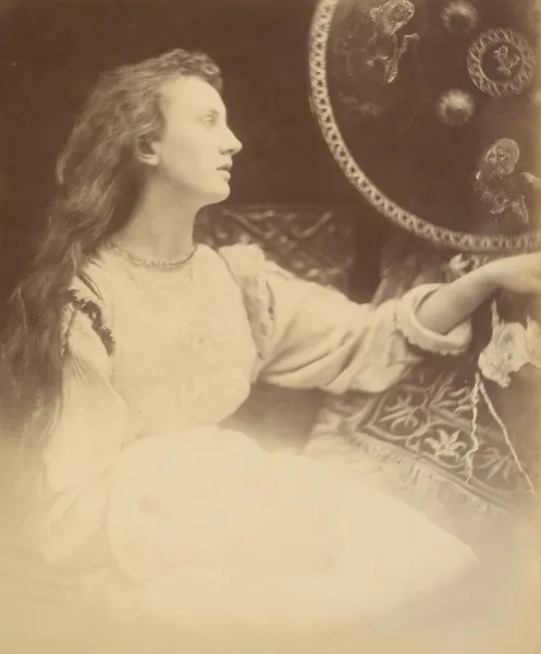 Elaine the Lily - Maid of Astolat, 1874. Creator: Julia Margaret Cameron