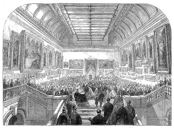 His Excellency the Earl of Carlisle opening the National Gallery of Ireland, 1864. Creator: Unknown