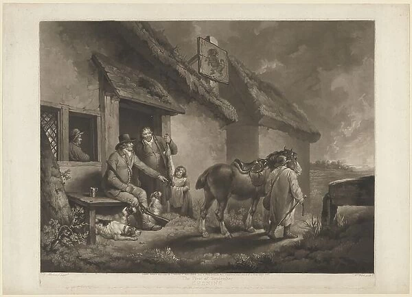 The First of September, Evening, published 1794. Creator: William Ward