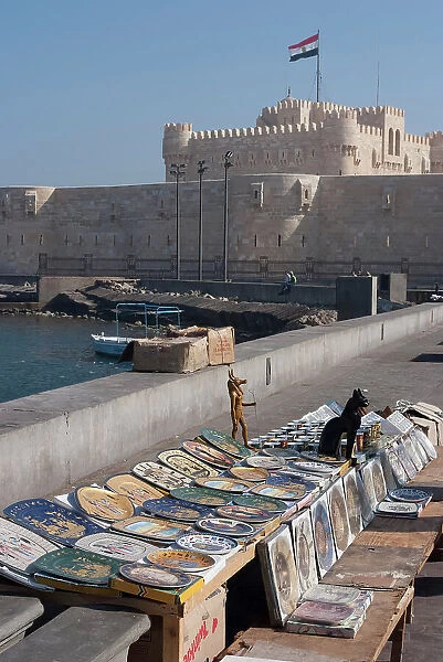 Fort and Harbour, Alexandria, Egypt, 2007. Creator: Ethel Davies