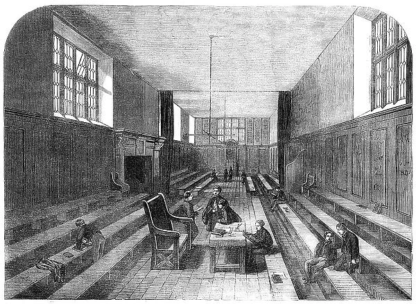 Fourth-form room at Harrow School, 1862. Creator: Unknown
