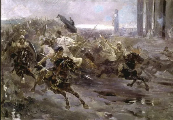 The Huns Enter Rome Print. Art Prints, Posters & Puzzles from Heritage  Images