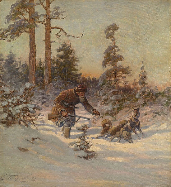 Hunting Scene. Private Collection