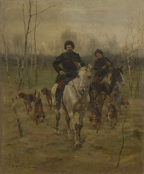 Hunting Scene, End of 19th-Early 20th century