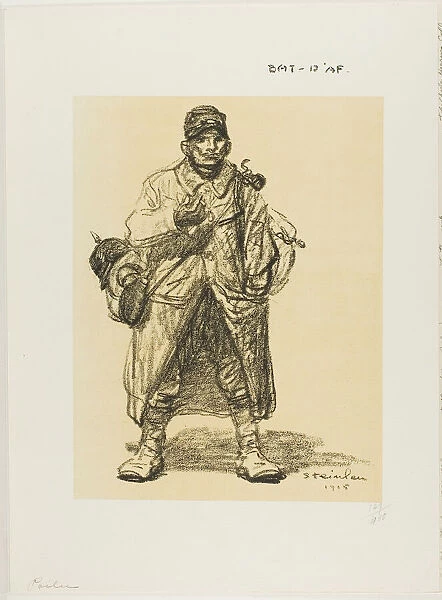 Infantryman, 1915. Creator: Theophile Alexandre Steinlen
