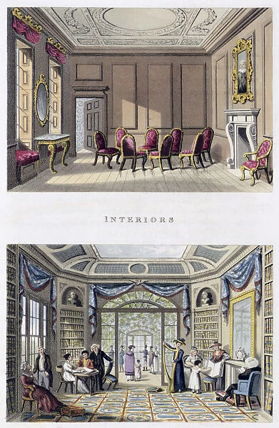 Interiors: The Old Cedar Parlour and the Modern Living Room, 1816