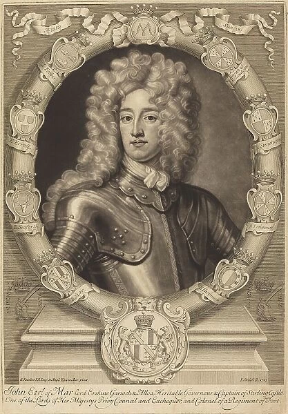 John, Earl of Mar, Lord Erskine, 1703. Creator: John Smith