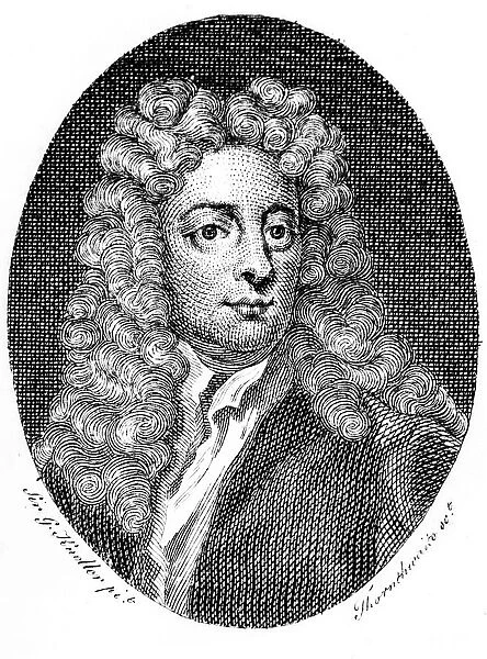 Joseph Addison (1672-1719), English essayist, poet, playwright and politician. Artist: Thornthwaite
