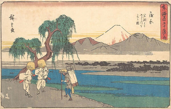 Kambura Station, ca. 1842. ca. 1842. Creator: Ando Hiroshige